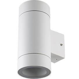 Ecola G53 LED 8013A светильник накладной IP65 прозрачный Цилиндр металл. 2G53 Белый матовый 205x1