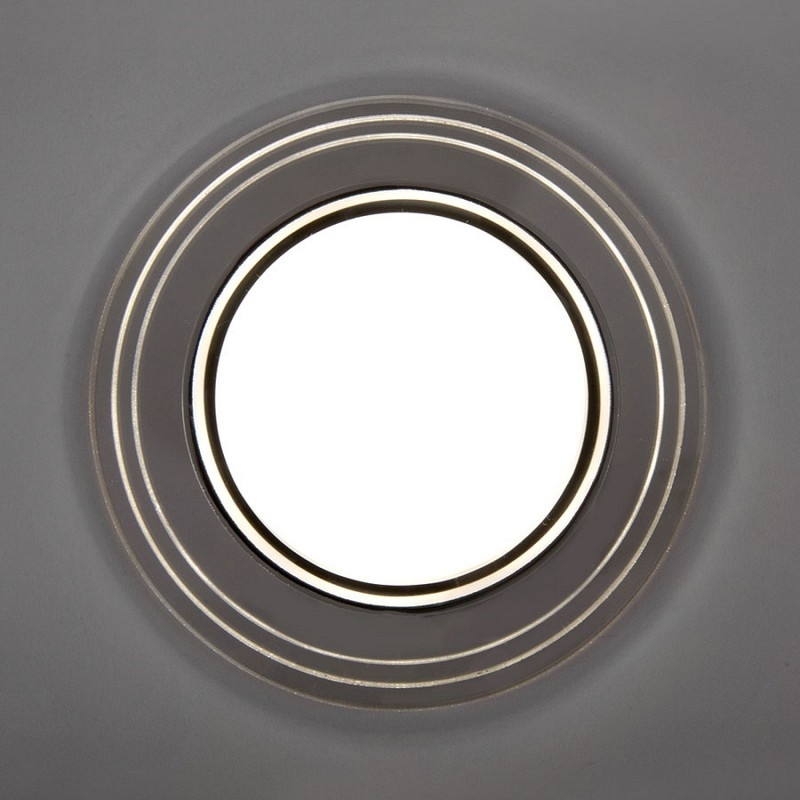 Светильник встраиваемый General GCL-G53-H38 Круг 3-х уровневый Зеркальный
