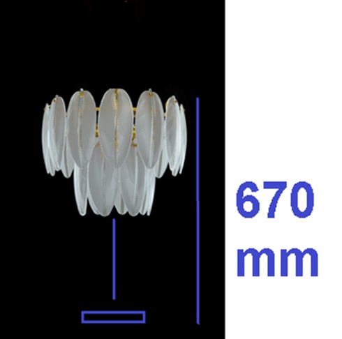 Светильник переносной ElegantLight DZN-5325 CHROME / РОМ D300/H670/3/E14/40W BALLET 22-10 (1)