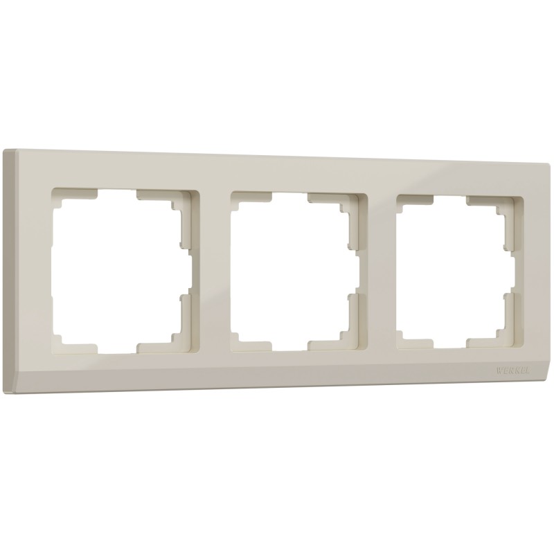 WERKEL Stark WL04-Frame-03-ivory / Рамка на 3 поста (слоновая кость) a028943 W0031803