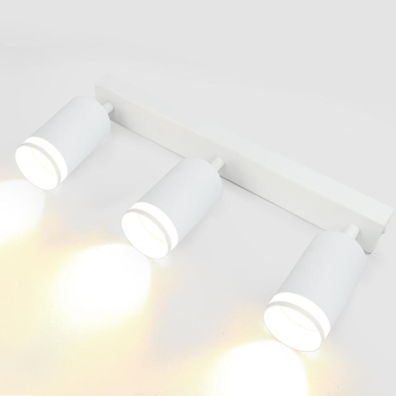 Спот на основании GWL-3GU10-M-IP20 Тройной Белый С боковым рассеивателем Башня (1/10)