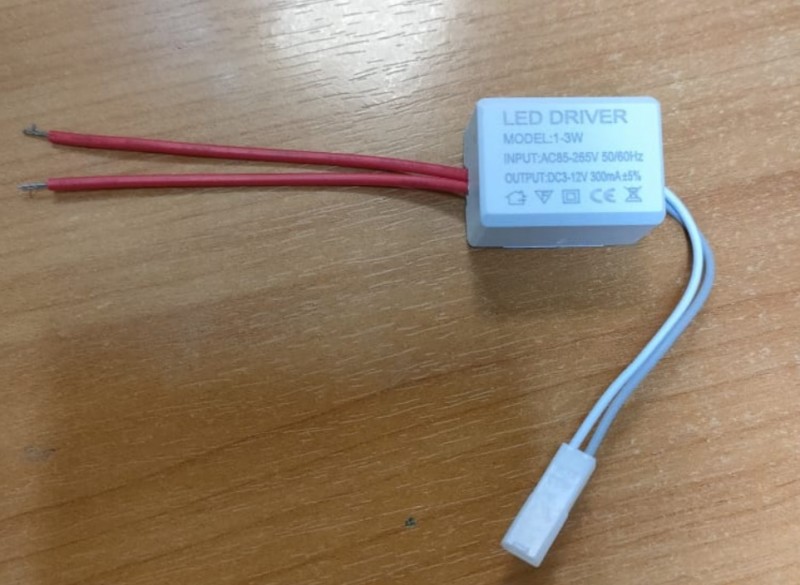 Трансформатор LED DRIVER (1-3W), 300mA SPFR7869, для серии COMETA2