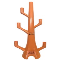 Светильник демонстрационный Ecola "Дерево" оранжевый 6Е27 с выключателем 320x160x520