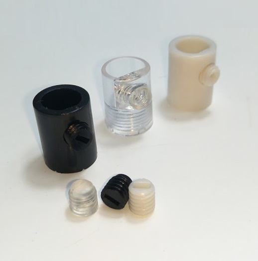 Зажим для шнура питания (прозрачный пластик) резьба М10, для светильника SPFR30194
