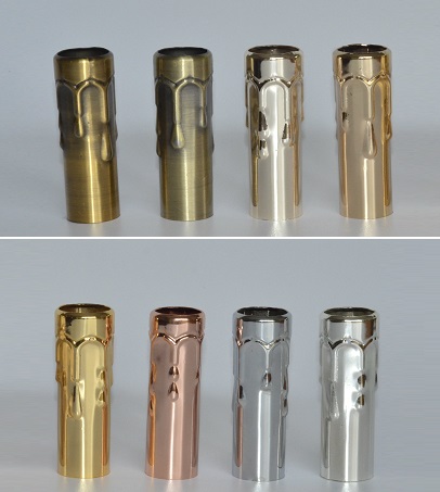 Трубка (золото) декоративная для светильника, D25/H80, SPFR30402