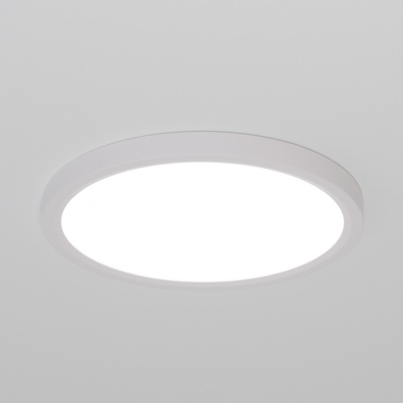 Светильник SPF-6134 БЕЛЫЙ ` D300/H25/1/LED/2*27W/3000-4500-6100K без ПДУ 13291 SLIM 24-07 (1/20)