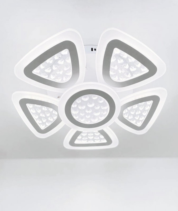 Светильник потолочный SAPFIR SPF-9460 WHITE/БЕЛЫЙ D500/H120/6/LED/160W 2.4G 23-07