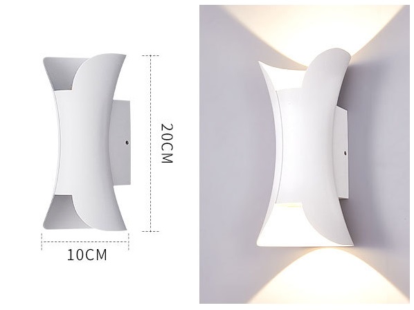 Светильник Elegant SPF-9849 WHITE/БЕЛЫЙ 2/LED/10W/4000-4500K 100*100*200mm SPF09/SPF22-02 (1/30)