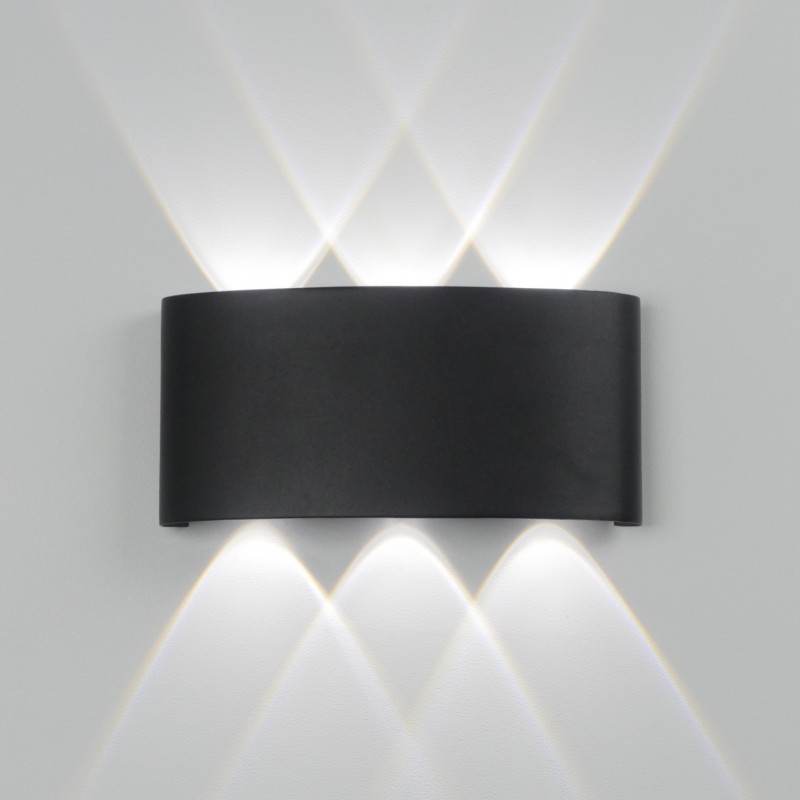 Светильник настенный RG-BD302B ЧЕРНЫЙ 6/LED/6W/4500K 170*80*55mm TWIN (аналог 9846) (1/50)